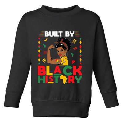 Built By Black History Black History Month African Toddler Sweatshirt