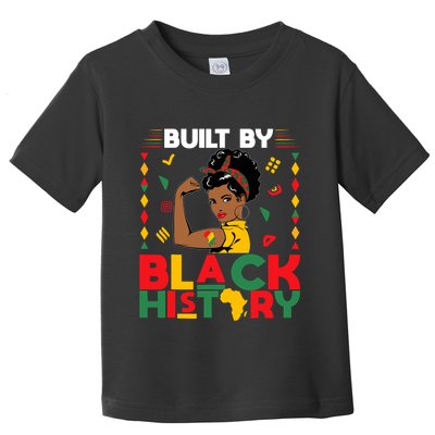 Built By Black History Black History Month African Toddler T-Shirt