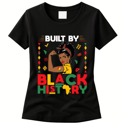 Built By Black History Black History Month African Womens T-Shirt