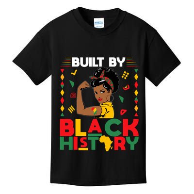 Built By Black History Black History Month African Kids T-Shirt