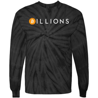 Bitcoin Btc Billions Tie-Dye Long Sleeve Shirt