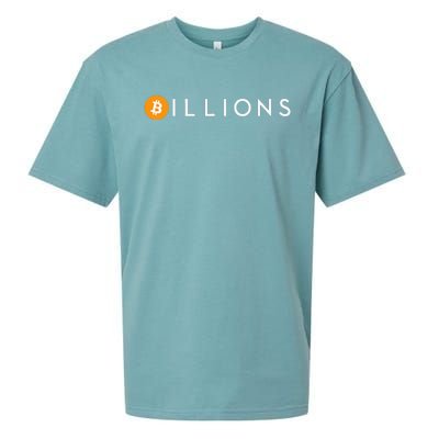 Bitcoin Btc Billions Sueded Cloud Jersey T-Shirt