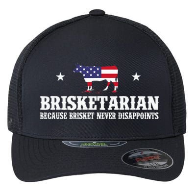 Brisketarian Because Brisket Never Disappoints BBQ Lover Flexfit Unipanel Trucker Cap