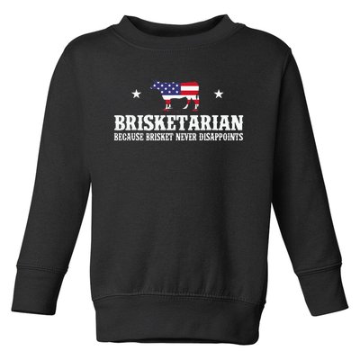 Brisketarian Because Brisket Never Disappoints BBQ Lover Toddler Sweatshirt