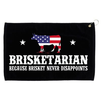 Brisketarian Because Brisket Never Disappoints BBQ Lover Grommeted Golf Towel