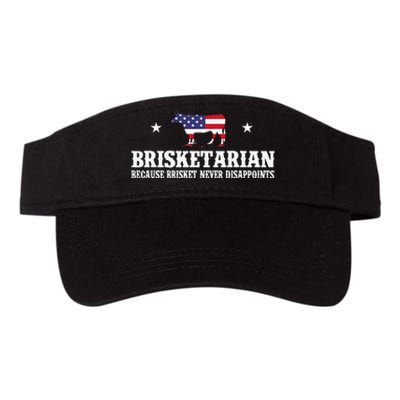 Brisketarian Because Brisket Never Disappoints BBQ Lover Valucap Bio-Washed Visor