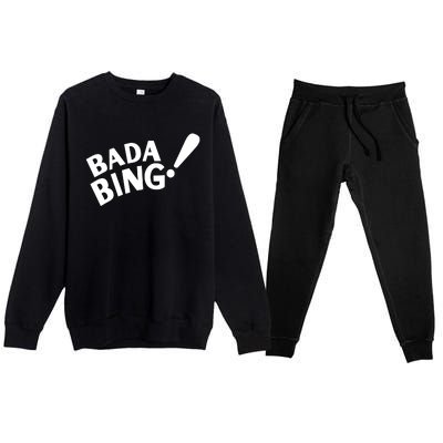 Bada Bing Premium Crewneck Sweatsuit Set