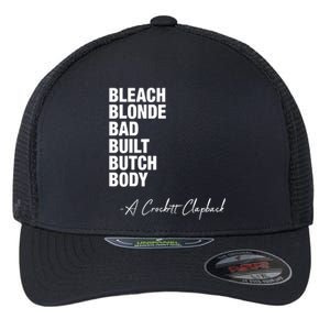 Bleach Blonde Bad Built Butch Body Flexfit Unipanel Trucker Cap