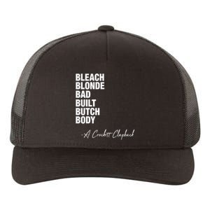 Bleach Blonde Bad Built Butch Body Yupoong Adult 5-Panel Trucker Hat