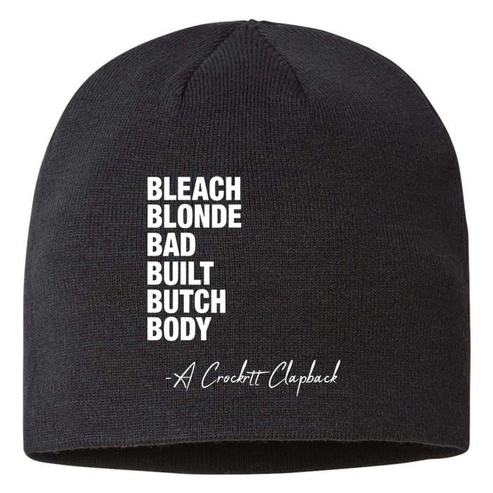 Bleach Blonde Bad Built Butch Body Sustainable Beanie