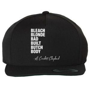 Bleach Blonde Bad Built Butch Body Wool Snapback Cap