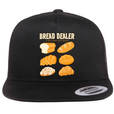 Bread Baker Bread Dealer Making Dough Baking Flatbill Hat