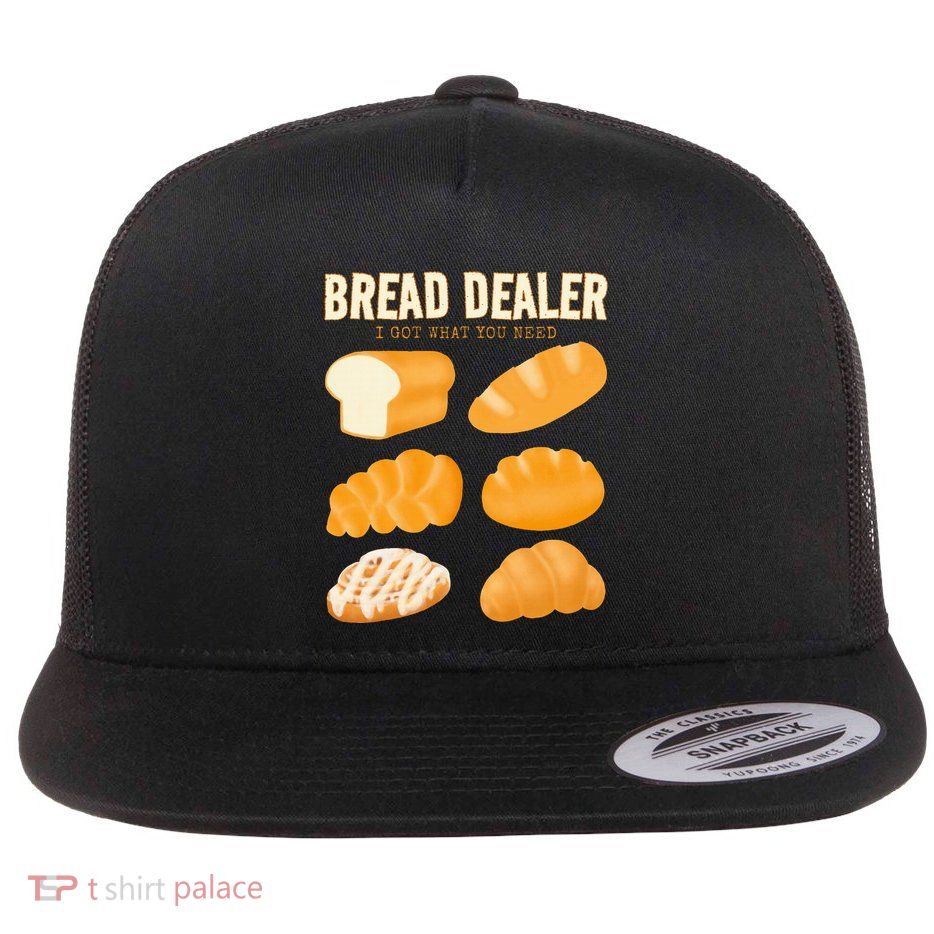 Bread Baker Bread Dealer Making Dough Baking Flatbill Hat