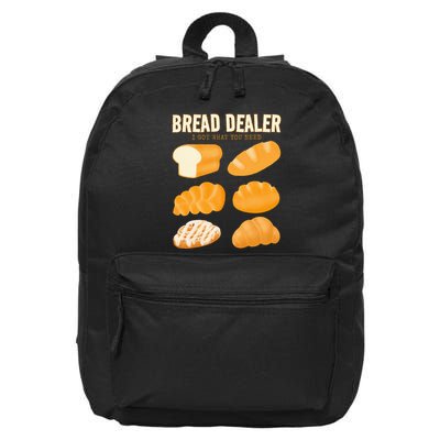 Bread Baker Bread Dealer Making Dough Baking 16 in Basic Backpack