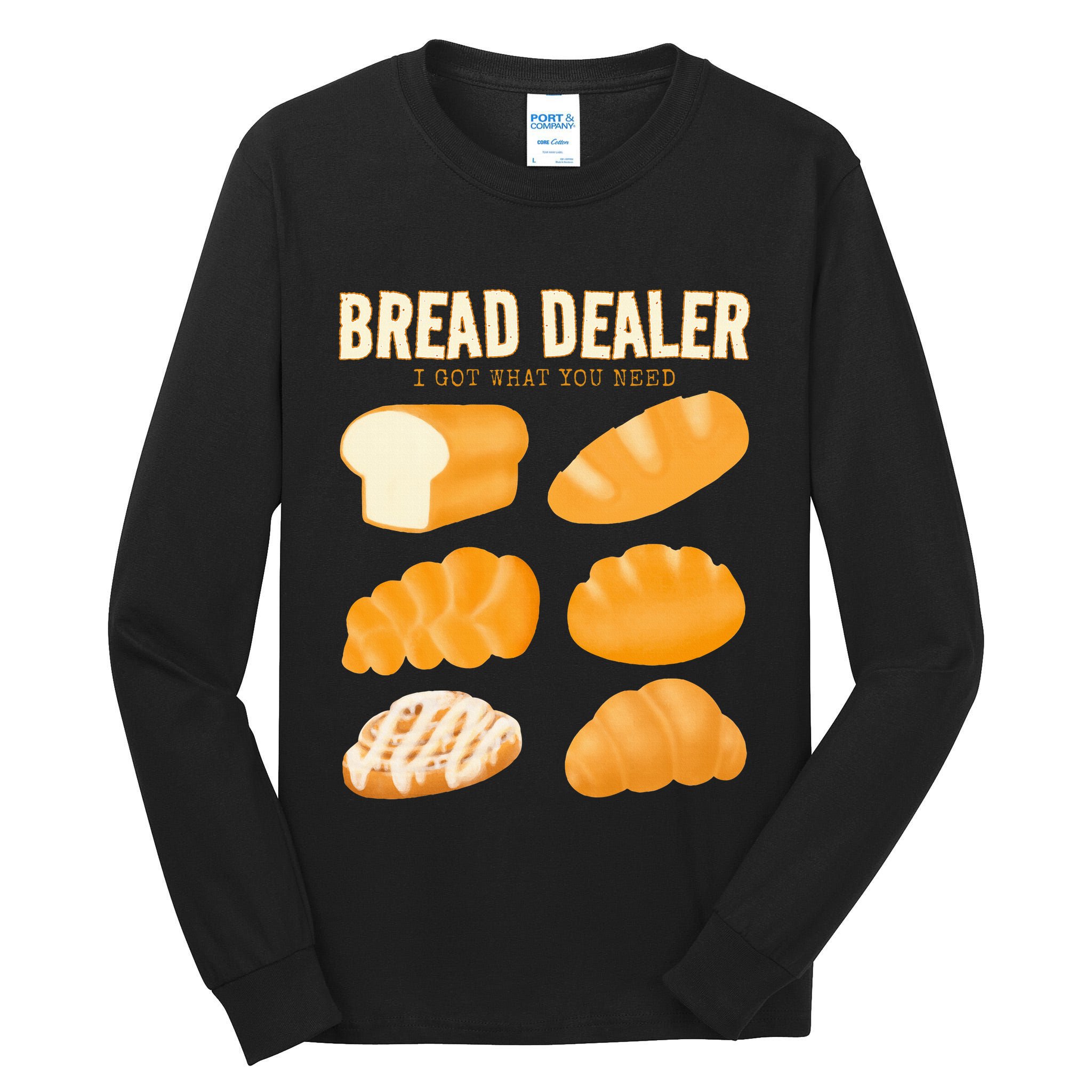 Bread Baker Bread Dealer Making Dough Baking Tall Long Sleeve T-Shirt