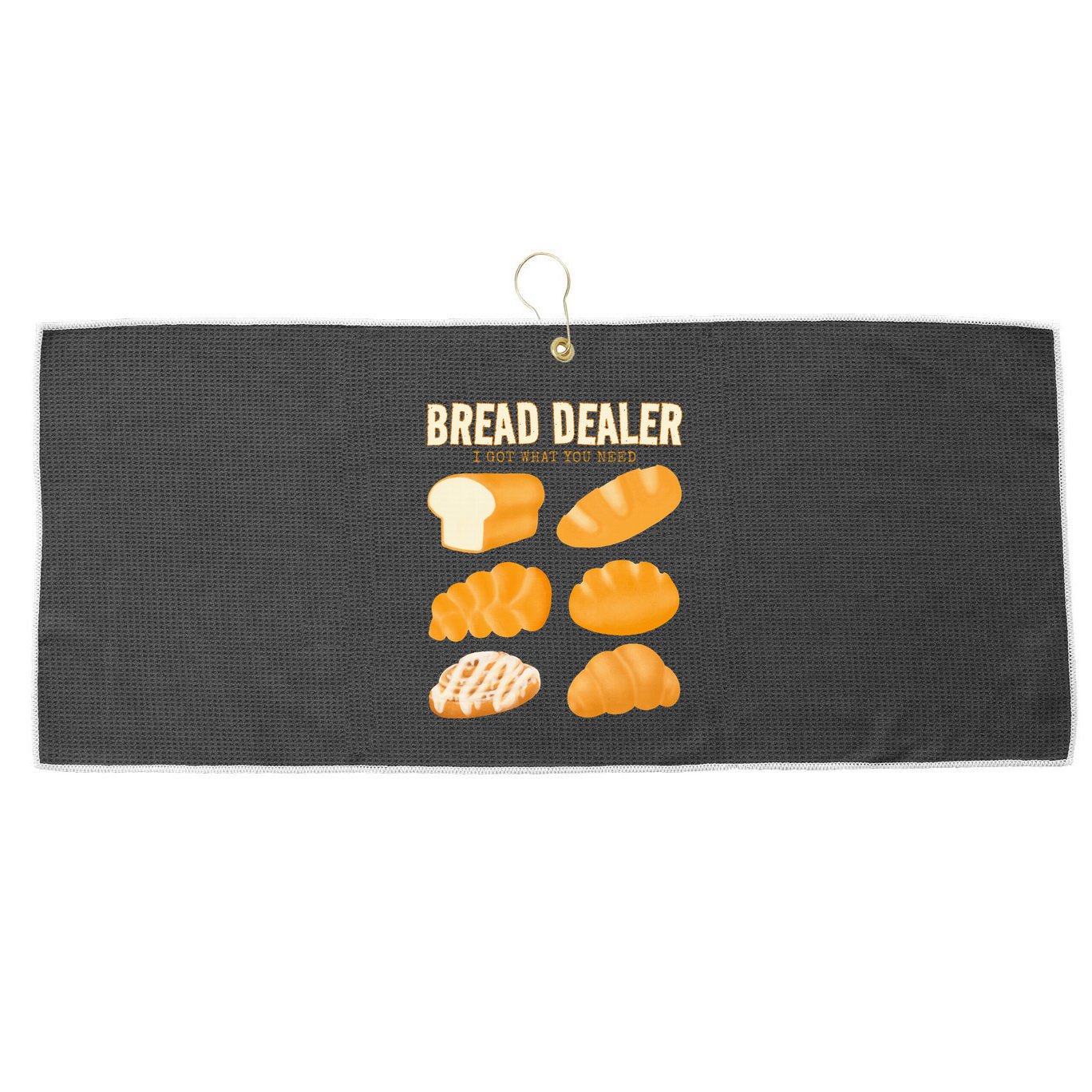 Bread Baker Bread Dealer Making Dough Baking Large Microfiber Waffle Golf Towel