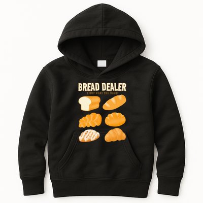 Bread Baker Bread Dealer Making Dough Baking Kids Hoodie