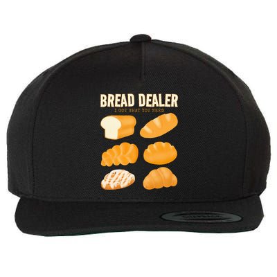 Bread Baker Bread Dealer Making Dough Baking Wool Snapback Cap