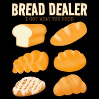 Bread Baker Bread Dealer Making Dough Baking Wool Snapback Cap