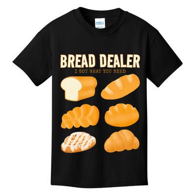 Bread Baker Bread Dealer Making Dough Baking Kids T-Shirt