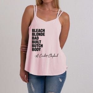 Bleach Blonde Bad Built Butch Body Women's Strappy Tank