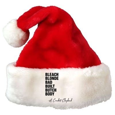 Bleach Blonde Bad Built Butch Body Premium Christmas Santa Hat