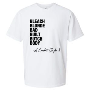 Bleach Blonde Bad Built Butch Body Sueded Cloud Jersey T-Shirt