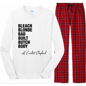 Bleach Blonde Bad Built Butch Body Long Sleeve Pajama Set