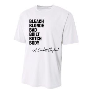 Bleach Blonde Bad Built Butch Body Performance Sprint T-Shirt