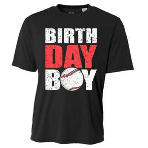 Birthday Baseball Batter Catcher Pitcher Baseball Theme Cooling Performance Crew T-Shirt