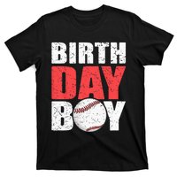 Birthday Baseball Batter Catcher Pitcher Baseball Theme T-Shirt