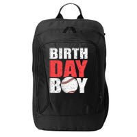 Birthday Baseball Batter Catcher Pitcher Baseball Theme City Backpack