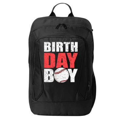 Birthday Baseball Batter Catcher Pitcher Baseball Theme City Backpack