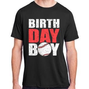 Birthday Baseball Batter Catcher Pitcher Baseball Theme Adult ChromaSoft Performance T-Shirt