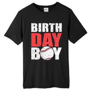 Birthday Baseball Batter Catcher Pitcher Baseball Theme Tall Fusion ChromaSoft Performance T-Shirt