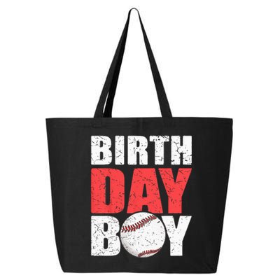 Birthday Baseball Batter Catcher Pitcher Baseball Theme 25L Jumbo Tote