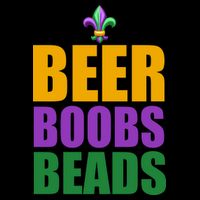 Beer Boobs Beads Mardi Gras Celebration Backpack