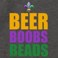 Beer Boobs Beads Mardi Gras Celebration Vector Backpack