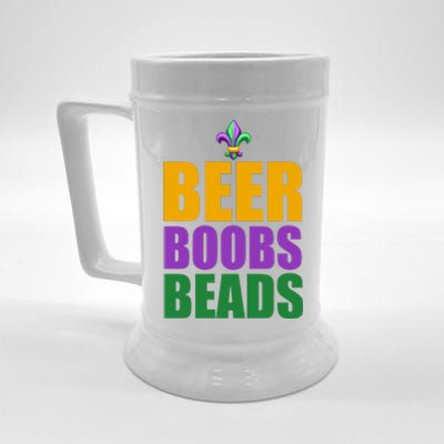 Beer Boobs Beads Mardi Gras Celebration Beer Stein