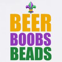 Beer Boobs Beads Mardi Gras Celebration Beanie