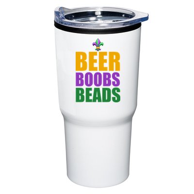 Beer Boobs Beads Mardi Gras Celebration Tumbler