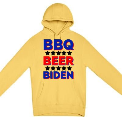 Bbq Beer Biden Funny Freedom And Democracy Gift Premium Pullover Hoodie