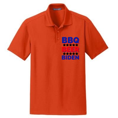 Bbq Beer Biden Funny Freedom And Democracy Gift Dry Zone Grid Polo