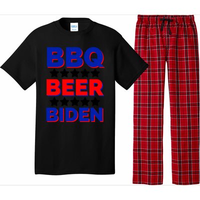 Bbq Beer Biden Funny Freedom And Democracy Gift Pajama Set