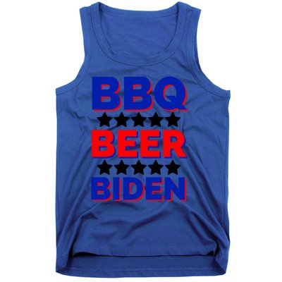 Bbq Beer Biden Funny Freedom And Democracy Gift Tank Top