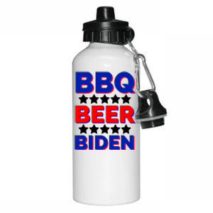 Bbq Beer Biden Funny Freedom And Democracy Gift Aluminum Water Bottle