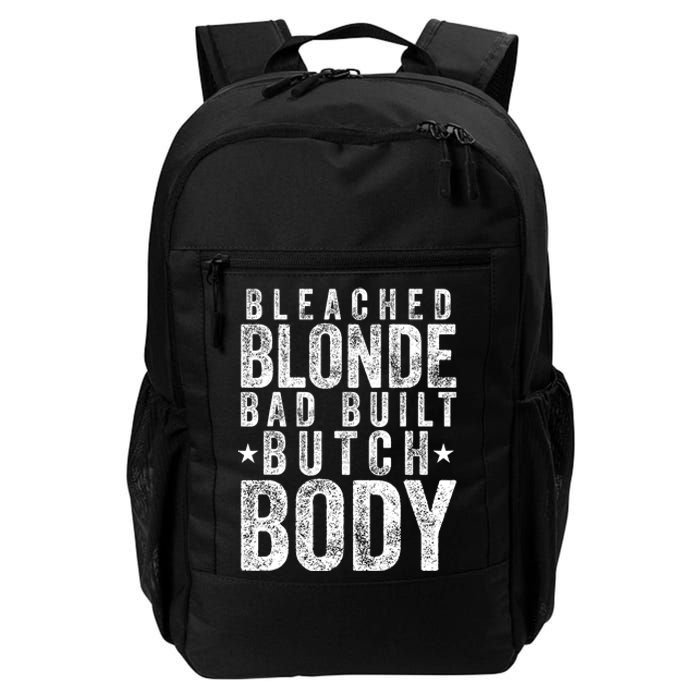 Bleach Blonde Bad Built Butch Body Daily Commute Backpack