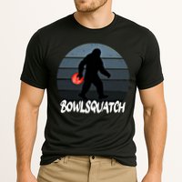 Bowlsquatch Bigfoot Bowling Ball Sasquatch Bowler Squatch Gift Cooling Performance Crew T-Shirt