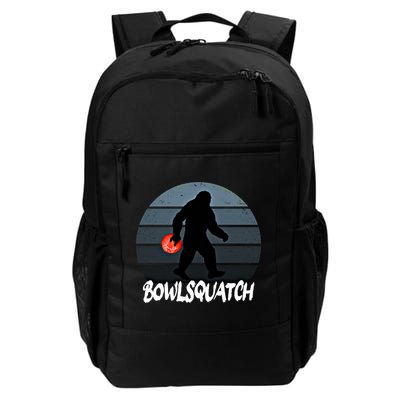 Bowlsquatch Bigfoot Bowling Ball Sasquatch Bowler Squatch Gift Backpack