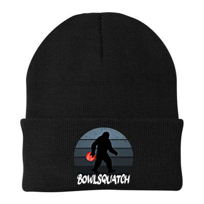 Bowlsquatch Bigfoot Bowling Ball Sasquatch Bowler Squatch Gift Beanie